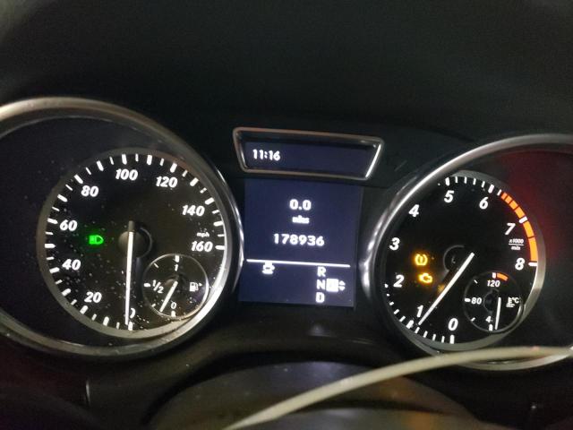 4JGDA5HB8CA032206 - 2012 MERCEDES-BENZ ML 350 4MATIC WHITE photo 9