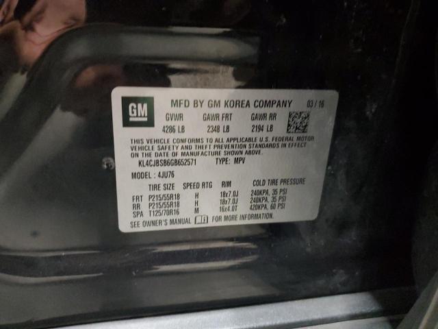 KL4CJBSB6GB652571 - 2016 BUICK ENCORE CONVENIENCE 黑色 照片 13