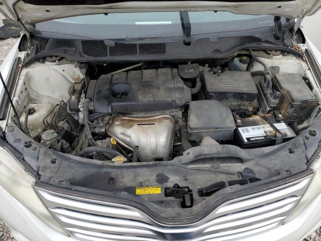 4T3ZA3BB7BU044662 - 2011 TOYOTA VENZA WHITE photo 11