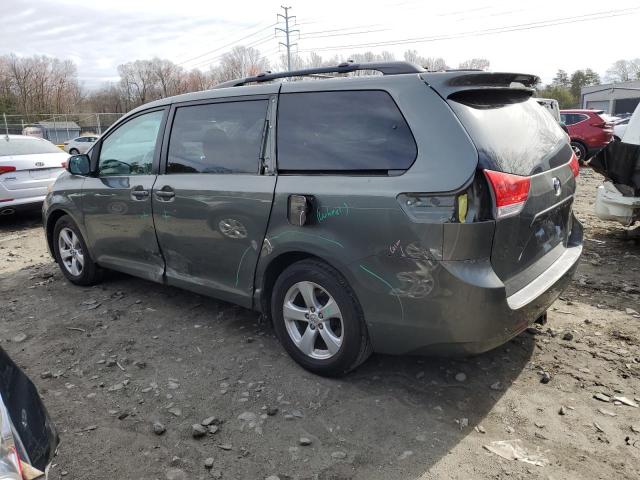 5TDKK3DC0BS010214 - 2011 TOYOTA SIENNA LE GRAY photo 2