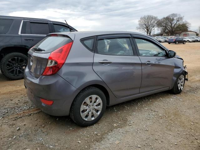 KMHCT5AE2FU208096 - 2015 HYUNDAI ACCENT GS GRAY photo 3