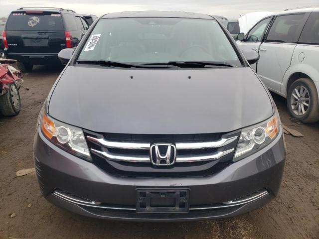 5FNRL5H62EB137826 - 2014 HONDA ODYSSEY EXL GRAY photo 5