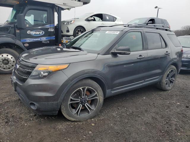 1FM5K8GT4FGB45018 - 2015 FORD EXPLORER SPORT GRAY photo 1