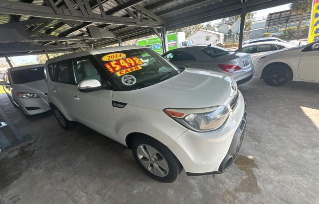 KNDJP3A55E7009268 - 2014 KIA SOUL + WHITE photo 1