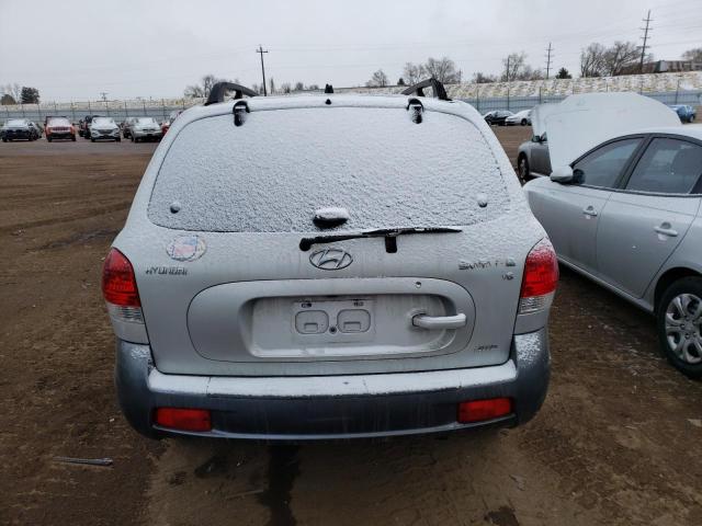 KM8SC73D05U973723 - 2005 HYUNDAI SANTA FE GLS GRAY photo 6