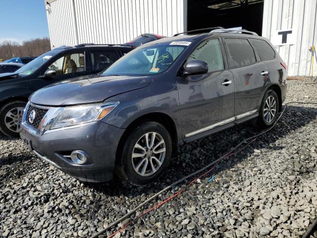 5N1AR2MM8DC627676 - 2013 NISSAN PATHFINDER S GRAY photo 1