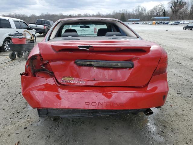 2G2WP552081145346 - 2008 PONTIAC GRAND PRIX RED photo 6