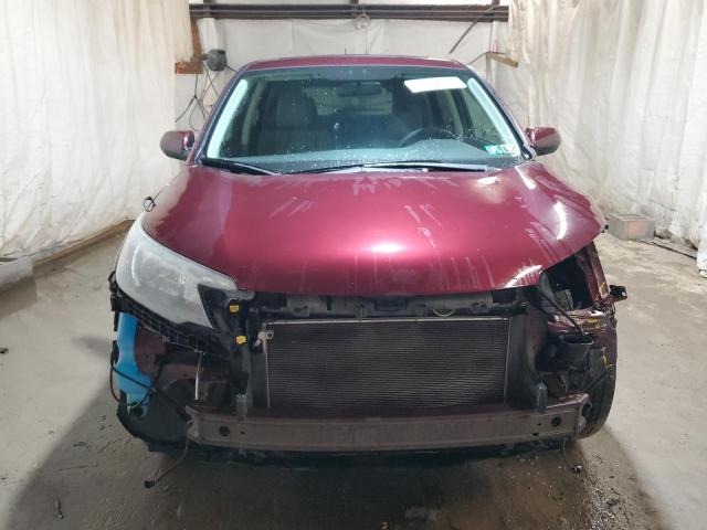 5J6RM4H54CL073324 - 2012 HONDA CR-V EX BURGUNDY photo 5