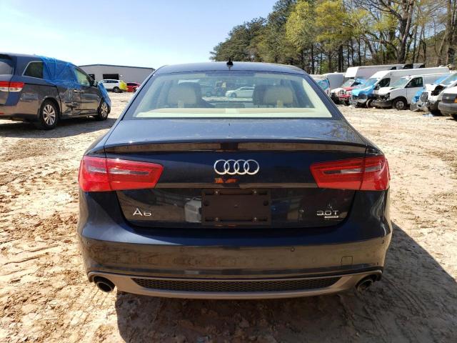 WAUHGAFCXEN128923 - 2014 AUDI A6 PRESTIGE GRAY photo 6