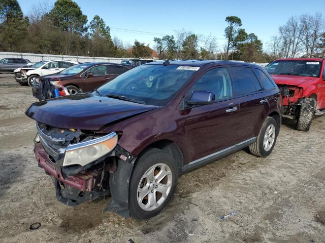 2FMDK3JC5BBB12926 - 2011 FORD EDGE SEL BURGUNDY photo 1