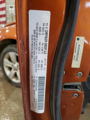 1B3CB3HA0BD234402 - 2011 DODGE CALIBER MAINSTREET ORANGE photo 12