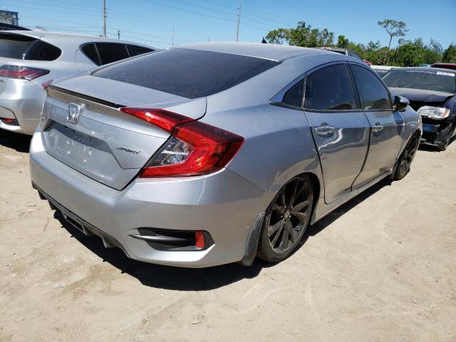 2HGFC2F88KH541713 - 2019 HONDA CIVIC SPORT 银色 照片 3