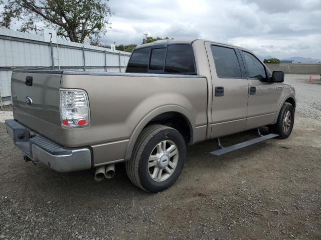 1FTPW12594KC50634 - 2004 FORD F150 SUPERCREW TAN photo 3