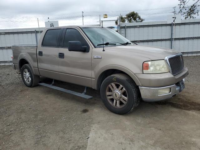 1FTPW12594KC50634 - 2004 FORD F150 SUPERCREW TAN photo 4