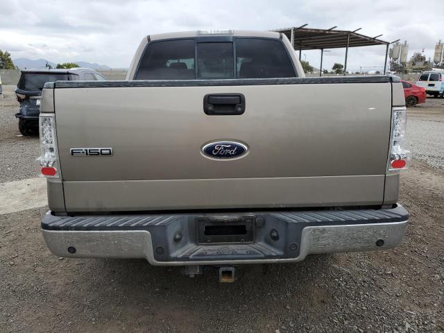 1FTPW12594KC50634 - 2004 FORD F150 SUPERCREW TAN photo 6