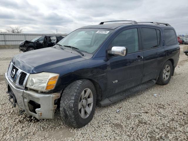 5N1AA08B26N742477 - 2006 NISSAN ARMADA SE BLUE photo 1