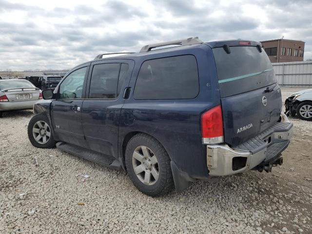 5N1AA08B26N742477 - 2006 NISSAN ARMADA SE BLUE photo 2