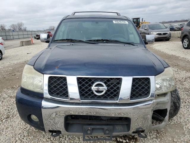 5N1AA08B26N742477 - 2006 NISSAN ARMADA SE BLUE photo 5