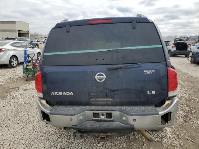 5N1AA08B26N742477 - 2006 NISSAN ARMADA SE BLUE photo 6