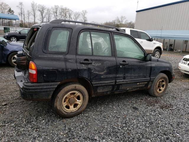 2CNBE13C136900760 - 2003 CHEVROLET TRACKER BLACK photo 3