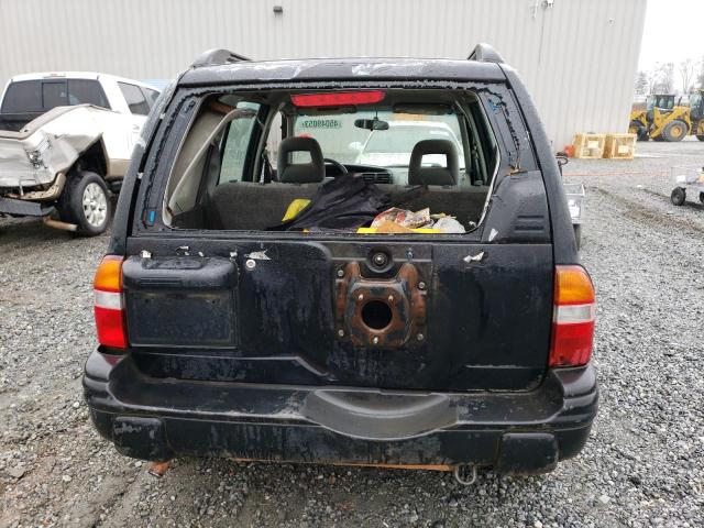 2CNBE13C136900760 - 2003 CHEVROLET TRACKER BLACK photo 6