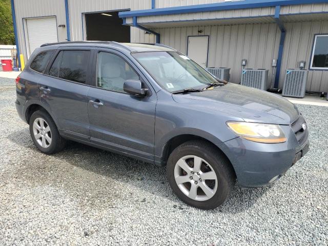 5NMSH73E29H234347 - 2009 HYUNDAI SANTA FE SE BLUE photo 4