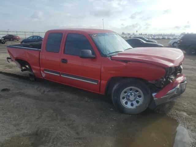 1GCEC19T87Z100286 - 2007 CHEVROLET SILVERADO C1500 CLASSIC RED photo 4
