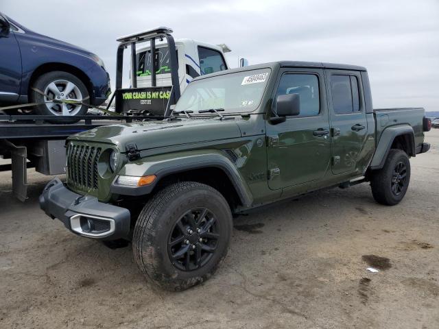 1C6HJTAGXNL173597 - 2022 JEEP GLADIATOR SPORT GREEN photo 1