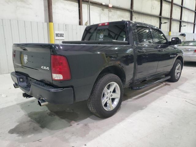 1D7RV1CT3AS231877 - 2010 DODGE RAM BLACK photo 3