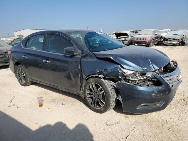 3N1AB7AP0FY298764 - 2015 NISSAN SENTRA S BLUE photo 4