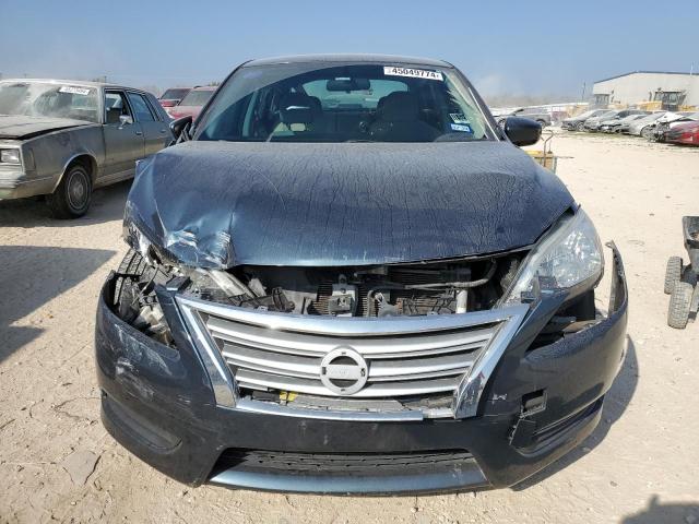 3N1AB7AP0FY298764 - 2015 NISSAN SENTRA S BLUE photo 5