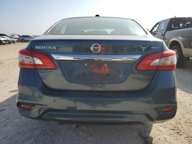 3N1AB7AP0FY298764 - 2015 NISSAN SENTRA S BLUE photo 6