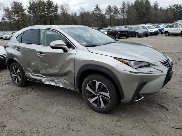 JTJBJRBZ6K2111131 - 2019 LEXUS NX 300H SILVER photo 4