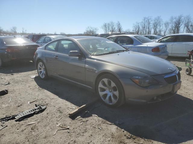 WBAEH135X7CR53199 - 2007 BMW 650 I GRAY photo 4