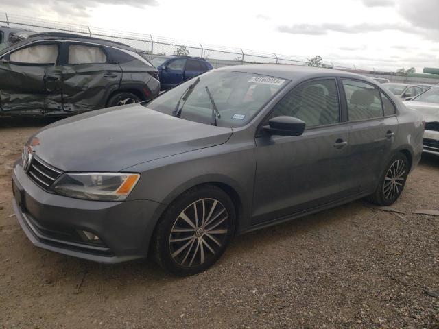 3VWD17AJ7GM367965 - 2016 VOLKSWAGEN JETTA SPORT GRAY photo 1