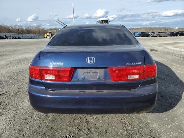 1HGCM56705A080146 - 2005 HONDA ACCORD EX BLUE photo 6