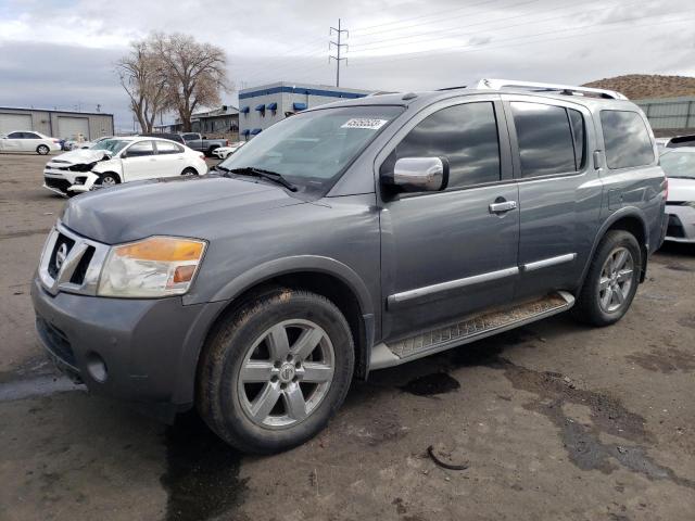 5N1AA0NE0EN606751 - 2014 NISSAN ARMADA PLATINUM GRAY photo 1