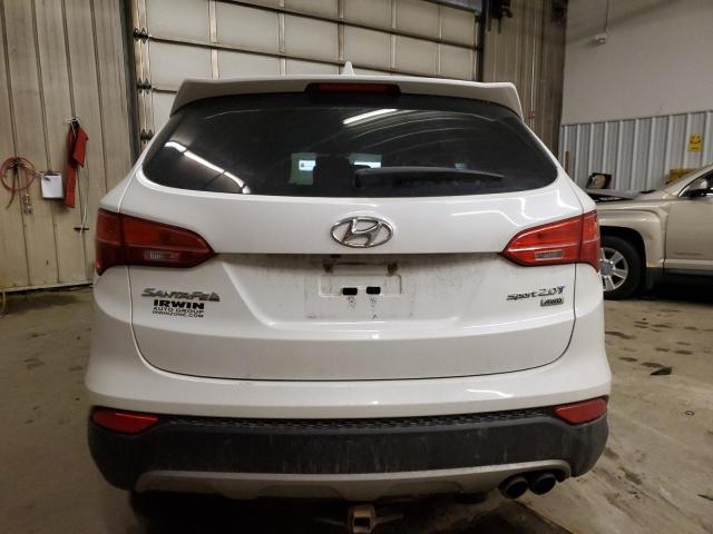 5XYZUDLA2DG001089 - 2013 HYUNDAI SANTA FE S WHITE photo 6