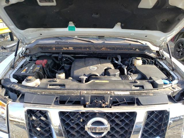 1N6AA0EC9BN323597 - 2011 NISSAN TITAN S WHITE photo 12