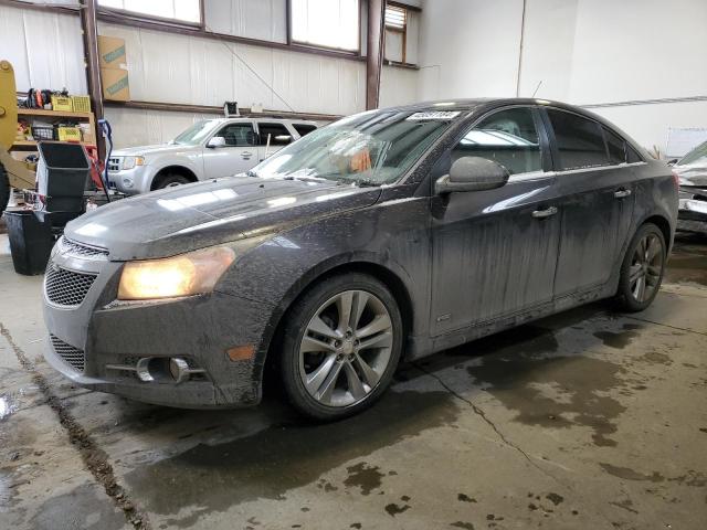 1G1PE5SB6E7386703 - 2014 CHEVROLET CRUZE LT GRAY photo 1