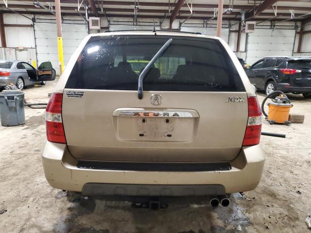 2HNYD18261H539989 - 2001 ACURA MDX GOLD photo 6