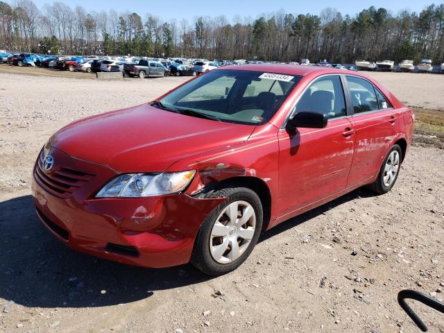 4T1BE46K57U166992 - 2007 TOYOTA CAMRY CE RED photo 1