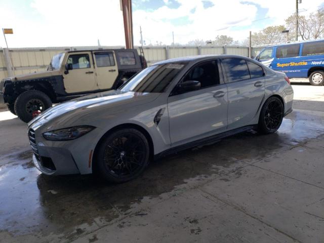 WBS33AY03MFL17488 - 2021 BMW M3 COMPETITION GRAY photo 1