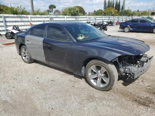 2C3CDXBGXGH103814 - 2016 DODGE CHARGER SE BLUE photo 4