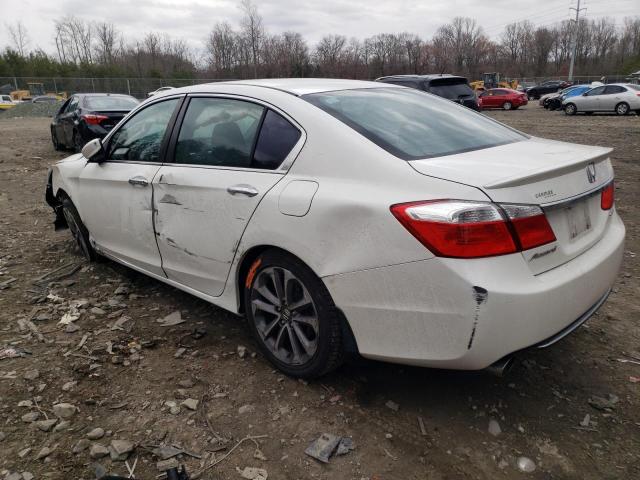 1HGCR2F54EA248062 - 2014 HONDA ACCORD SPORT WHITE photo 2