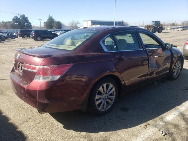 1HGCP2F89CA185733 - 2012 HONDA ACCORD EXL BURGUNDY photo 3