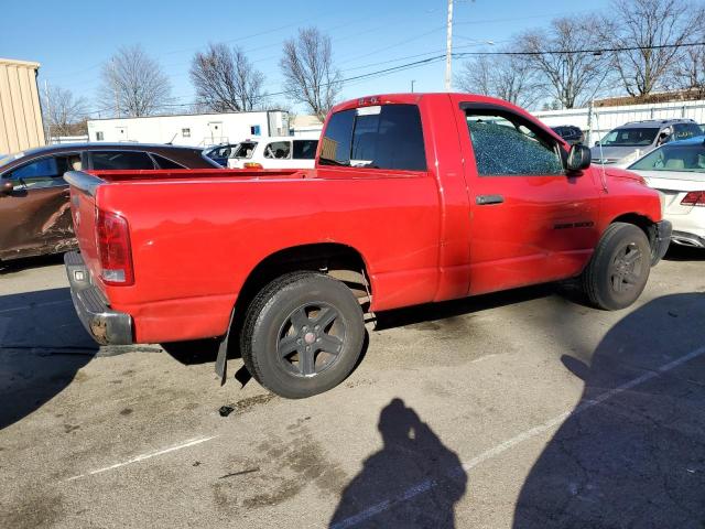 1D7HA16K16J107968 - 2006 DODGE RAM 1500 ST RED photo 3