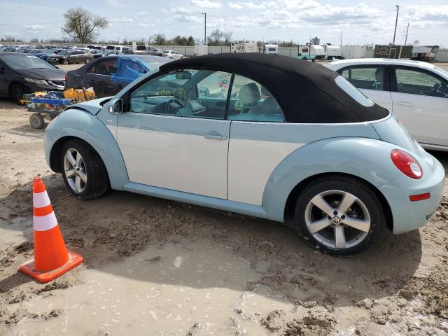 3VWRW3AL0AM010443 - 2010 VOLKSWAGEN NEW BEETLE BLUE photo 2