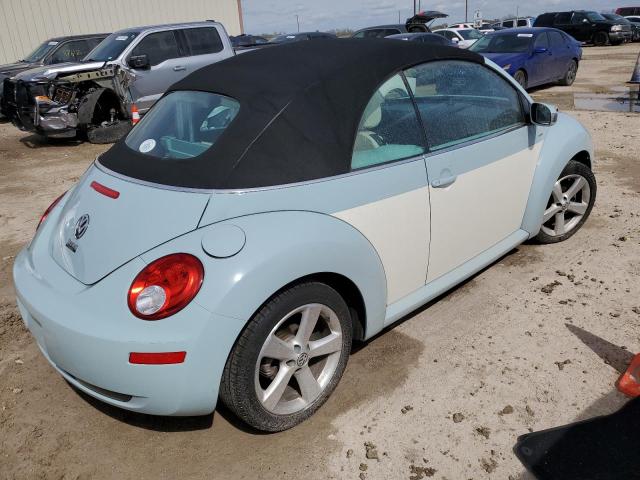 3VWRW3AL0AM010443 - 2010 VOLKSWAGEN NEW BEETLE BLUE photo 3