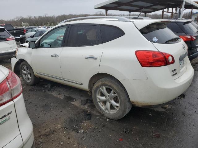 JN8AS5MTXBW162142 - 2011 NISSAN ROGUE S WHITE photo 2